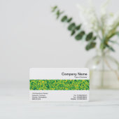Mittelband - Grüner Eindruck Visitenkarte (Stehend Vorderseite)