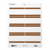 Mittelband - Holzblock-Muster (Vorne)