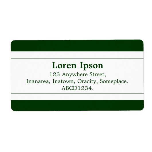 Mittelband II - Dunkelgrün (Vorne)