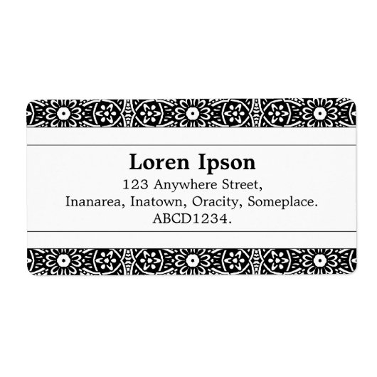 Mittelband II - Geometrische Blume (Vorne)