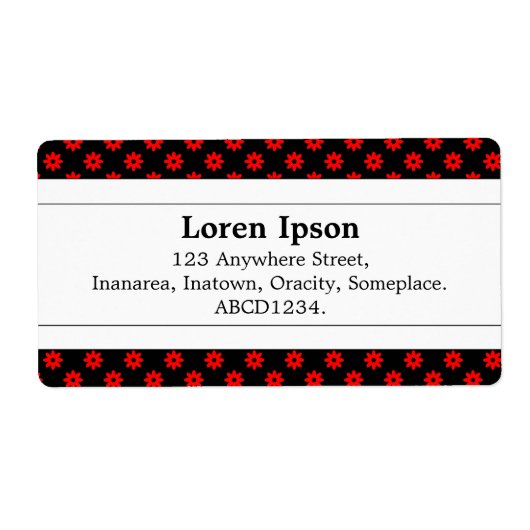 Mittelband II - rote Blume (Vorne)