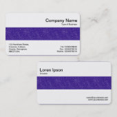 Mittelband - Lila Denim Visitenkarte (Vorne/Hinten)