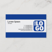 Mittelband (Logo) - Blau 013392 Visitenkarte (Rückseite)