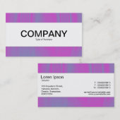 Mittelband - Magenta und Blue Tex Visitenkarte (Vorne/Hinten)