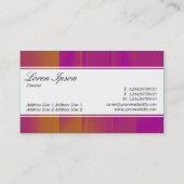 Mittelband (Rand) - Script - Color Tex Visitenkarte (Rückseite)