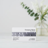 Mittelband - Robo-Zebra Visitenkarte (Stehend Vorderseite)