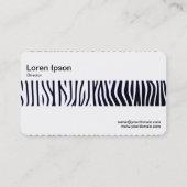 Mittelband - Robo-Zebra Visitenkarte (Rückseite)