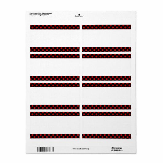 Mittelband - rote Blume (Vorne)