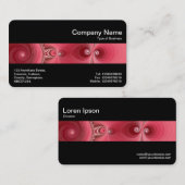 Mittelband (schwarz) - Fraktal 03 Visitenkarte (Vorne/Hinten)