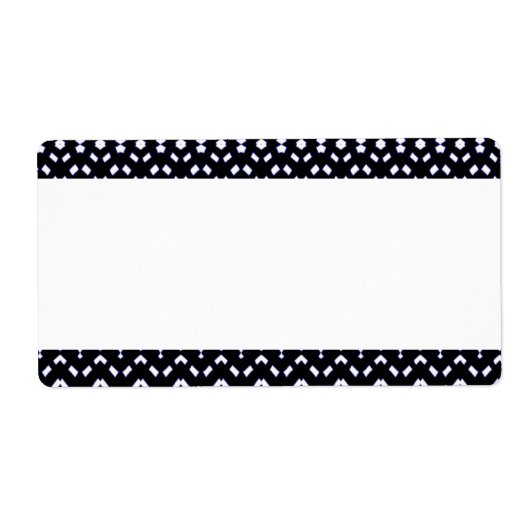 Mittelband - Schwarz-Weiß-Muster (Vorne)
