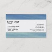 Mittelband - Sky Trails Visitenkarte (Rückseite)