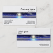Mittelband - Sonne über Wasser Visitenkarte (Vorne/Hinten)