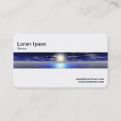 Mittelband - Sonne über Wasser Visitenkarte (Rückseite)