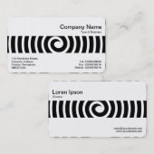 Mittelband - Spiral - Schwarz Visitenkarte (Vorne/Hinten)