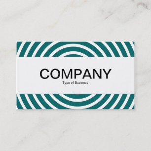 Mittelband - Spirale - Moss Grün und Weiß Visitenkarte