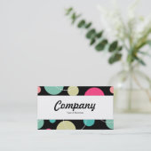 Mittelband - Spots & Circles 150816 Visitenkarte (Stehend Vorderseite)