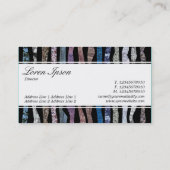 Mittelband (umgeben) - Mineralstreifen Visitenkarte (Rückseite)