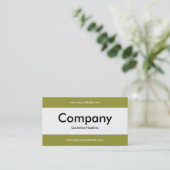 Mittelband v2 - Olivenöl 999933 Visitenkarte (Stehend Vorderseite)