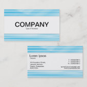 Mittelband - Wellpappe Blau Visitenkarte (Vorne/Hinten)