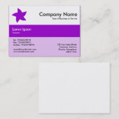 Mittelbandfarben - Lila - DrehStar Visitenkarte (Vorne/Hinten)