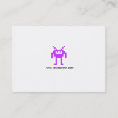 Mittelbandfarben - Lila - Nanobot Visitenkarte (Rückseite)