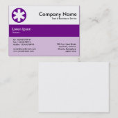 Mittelbandfarben - Lila - Sterisk Visitenkarte (Vorne/Hinten)