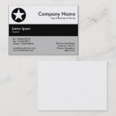 Mittelbandfarben - Schwarz - Star Visitenkarte (Vorne/Hinten)