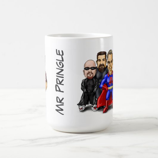 Mittelbereich-Rächer-Tasse - Herr Pringle Kaffeetasse (Mittel)