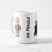 Mittelbereich-Rächer-Tasse - Herr Pringle Kaffeetasse (Vorderseite Links)