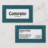 Mittelbeschriftung - Ästhetische Kreise Visitenkarte (Vorne/Hinten)