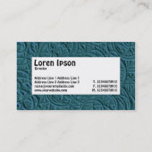 Mittelbeschriftung - Ästhetische Kreise Visitenkarte (Rückseite)