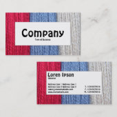 Mittelbeschriftung Visitenkarte (Vorne/Hinten)