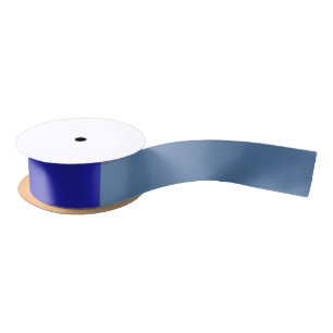 Mittelblau - stark blau - grau-blau satinband