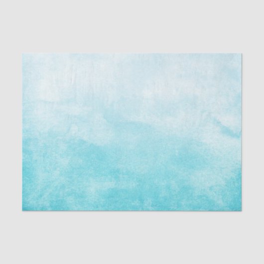 Mittelblaue Wasserfarbe Seidenpapier (Vorderseite)