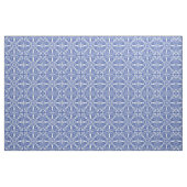 Mittelblauer Kaninchen-Medallion-Muster Niedlich Stoff (Yard (91,4 cm))