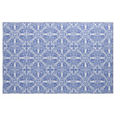 Mittelblauer Kaninchen-Medallion-Muster Niedlich Stoff (Fat Quarter (45,7 x 55,9 cm))