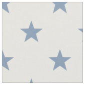 Mittelblauer Sterne (groß) Stoff (Nahaufnahme)