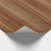 mittelbraunes Holzumhüllungspapier Geschenkpapier (Ecke)
