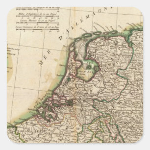Mitteldeutschland 2 quadratischer aufkleber