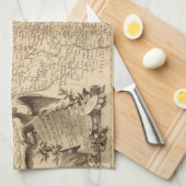 Mitteldeutschland 3 küchentuch (Viertel Falte)