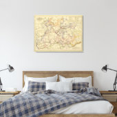 Mitteldeutschland Leinwanddruck (Insitu (Schlafzimmer))