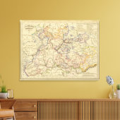 Mitteldeutschland Leinwanddruck (Insitu (Wohnzimmer))