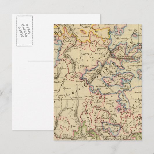 Mitteldeutschland Postkarte (Vorne/Hinten)