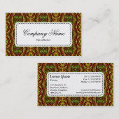 Mitteletikett v5 - Abstrakt geometrisch Visitenkarte (Vorne/Hinten)