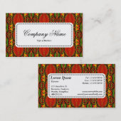 Mitteletikett v5 - Abstrakt geometrisch Visitenkarte (Vorne/Hinten)