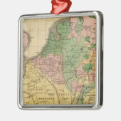 Mitteleuropa 2 silbernes ornament (Links)