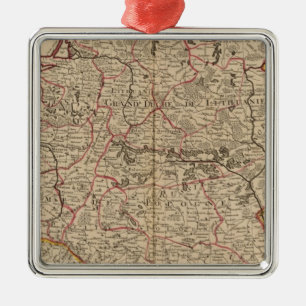Mitteleuropa 3 silbernes ornament