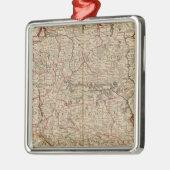 Mitteleuropa 3 silbernes ornament (Links)