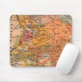 Mitteleuropa - Antiquitätenkarte Mousepad (Mit Mouse)