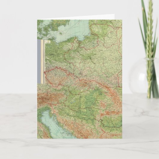 Mitteleuropa Feiertagskarte (Vorderseite)